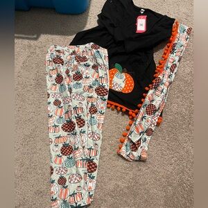 Pumpkinn 2 piece set w scarf